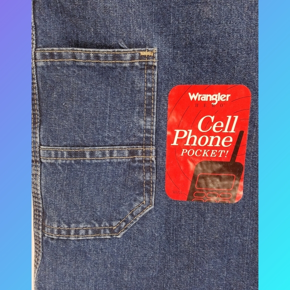 Wrangler Hero Denim shorts Sz 36 Loose Fit New - Picture 4 of 7